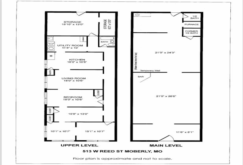 513 W. Reed floor plan