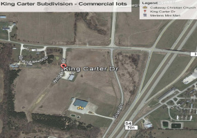 King Carter Subdivision Map