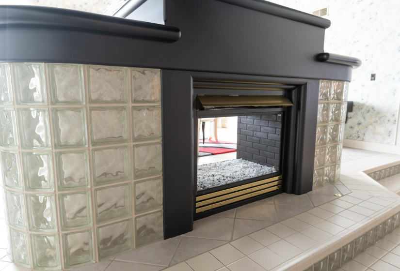 Apartment fireplace