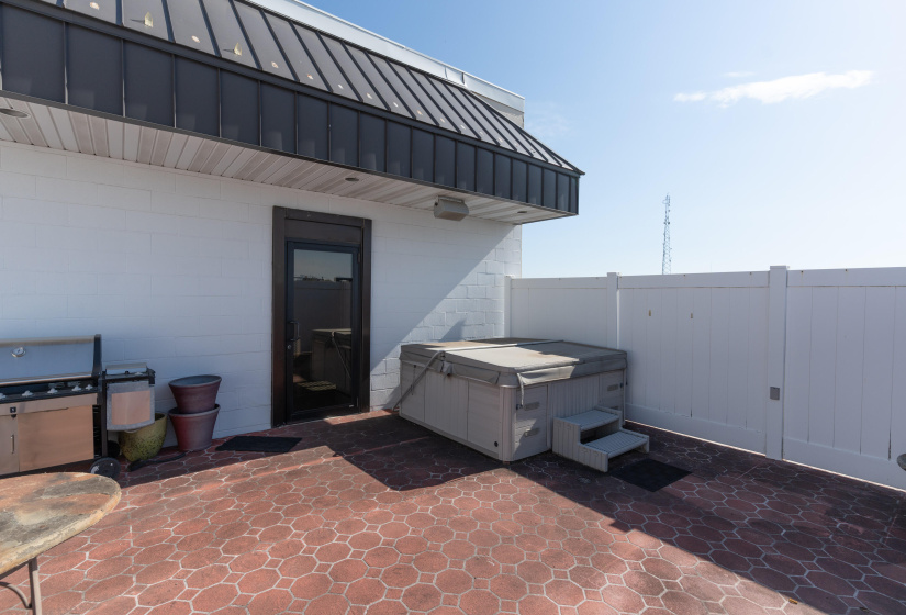 Apartment patio